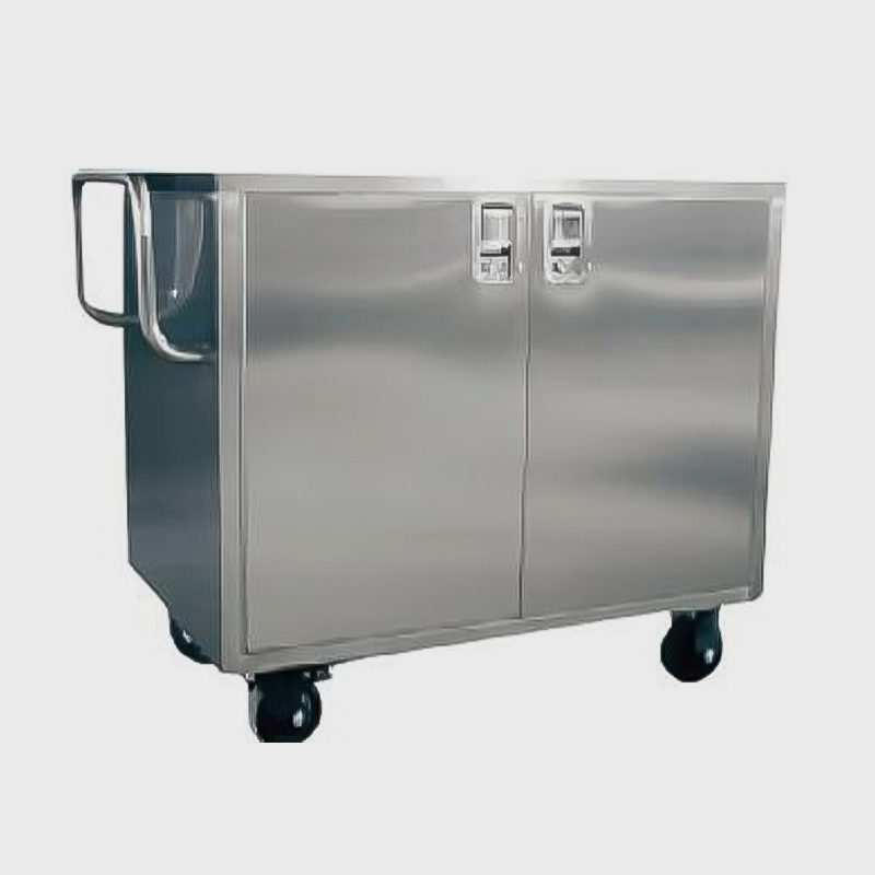 Hospitalis CSSD Instrumentum Medicum Clausum Transfer Trolley